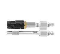 Punta M5 Twist Ugello, Long Range Soap Wash 3-7 GPM 1000-6000Psi, 1/4" Fast Connect per Ladder Saver, materiale in acciaio inossidabile