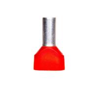 Punta manicotto doppio isolamento/rosso TV_10-14/100