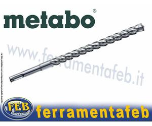 PUNTA METABO SDS MAX 18x400x540 MARTELLO PERFORATORE CALCESTRUZ ARMATO