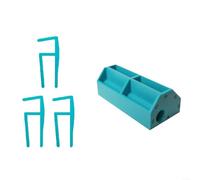 Punta parallela a margine multiplo, in plastica ABS, per la lavorazione del legno, con scala chiara e marcatura stabile per misurazioni e layout accurati del falegname (A)