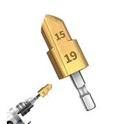 Punta per alesatore per condutture - Utensile per smussare tubi per impieghi gravosi, espansore per salvaprese, attrezzatura per sbavatura lavorata con precisione | Accessorio idraulico elettrico Prec