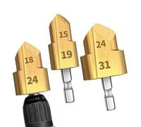 Punta per alesatore per condutture - Utensile per smussare tubi per impieghi gravosi, espansore per salvaprese, attrezzatura per sbavatura lavorata con precisione | Accessorio idraulico elettrico Prec