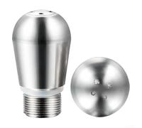 Punta per bacchetta a vapore in acciaio inox per macchine da caffè Expobar, ugello da 8,3 mm con opzioni di 3 o 4 fori, parte di ricambio per macchina da caffè espresso (quattro fori)