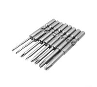 Punta per cacciavite a croce magnetica con gambo rotondo da 6 mm, per uso elettrico PH00, PH0, PH1, dimensioni delle viti adatte per cacciavite elettrico 802 (6 x 60 x 2,5PH1)