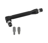 Punta per cacciavite esagonale tipo L 1/4 di pollice con manico a doppia estremità 6 35 mm chiave a bussola strumento per elettronica e riparazione di mobili (set da 3 pezzi)