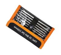 Punta per Cacciavite Specifico Multiplo Con 10 Strumenti di Spessore Industriale Per Sicuro Manutenzione Di Fissaggio E Meccanica Utensile Mano