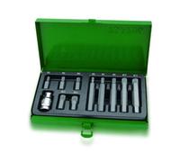 Punta per cacciavite TORX TOPTUL 1/2 pollici 11Stk Adapter kurz + lang 12Kant