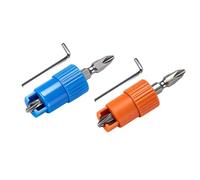 Punta per cacciavite universale a molla, compatibile con vari tipi di viti e dimensioni, punta per cacciavite anti-goccia