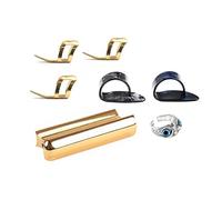 Punta per dito scorrevole per chitarra in metallo professionale che copre la maggior parte degli strumenti a corda e una diapositiva per chitarra durevole e compatibile con chitarra in acciaio