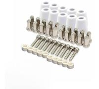 Punta per elettrodo al plasma da 0,96 mm per torcia PCM-500i, PT-31XL per 650 HandyPlasma 550, kit da 50 pezzi include ugello per anello