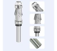 Punta per fresa a filo spirale a compressione 12 gambo per compensato e laminati