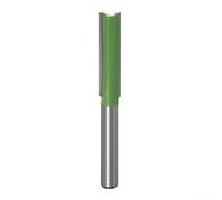 Punta per fresa dritta con gambo in carburo da 6 mm, a scanalatura singola, doppia, per la lavorazione del legno, cassetti, intaglio del legno (6 x 8 x 30)