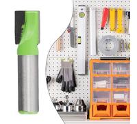 Punta per fresa inferiore in carburo per la pulizia, codolo da 12,7 mm, per trimmer elettrico, centri di lavoro CNC, adatta per legno, acrilico, MDF, PVC (16 mm)