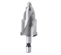 Punta per fresatura conica - Strumento per alesatore per tubi robusti per metallo e PVC | Trapano per alesatore a cambio rapido, risparmio di raccordo in PVC, ideale per la riparazione di tubi