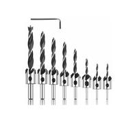 Punta per legno con testa svasata in acciaio Scalpello smussato a 7 pezzi per legno VHV