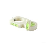 Punta per livella a bolla per trapano in ABS per allineamento preciso di immagini e scaffali, compatibile con trapani elettrici come strumento assistente di livellamento, bianco, 133 x 85 mm (trapano