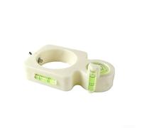 Punta per livella a bolla per trapano in ABS per allineamento preciso di immagini e scaffali, compatibile con trapani elettrici come strumento assistente di livellamento, bianco, 133 x 85 mm (trapano