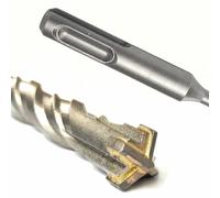 Punta per martello SDS-PLUS 4 taglienti Ø 25,0mm x 450mm lunghezza
