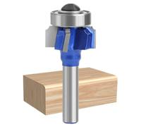 Punta per router di formazione del bordo, punta arrotondata angolare, guida per cuscinetti a punta arrotondata, punte arrotondate angolari professionali in carburo a 4 denti per legno,
