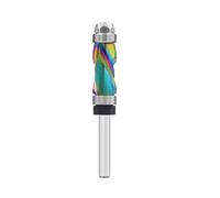 Punta per router in carburo massiccio 12,7x25,4 mm cuscinetto a gambo 1/4 rifila