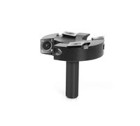 Punta per router per pannelli Poilboard, 4 scanalature, gambo 12/12,7 mm, diametro di taglio 63,5 mm, per utensili per la lavorazione del legno, inserti in carburi