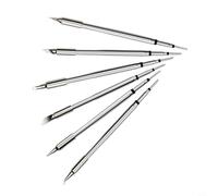 Punta per saldatore C245 punta diritta di ricambio per stazione di saldatura JBC, punta in rame precisa, trasferimento di calore migliorato, durevole, facile cambio argento(C245-907)