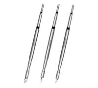 Punta per saldatore in acciaio inox per serie C210, a riscaldamento rapido, resistente all'ossidazione, punta di ricambio compatta per riparazione elettronica punto di saldatura (D)