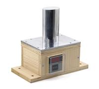 Punta per saldatore, ovale in alluminio, 14 cm di altezza, con base in legno, temperatura regolabile max 150 ℃ per liutai, strumento per piegare le costole della chitarra e realizzare violini