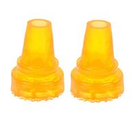 Punta per Stampelle Antiscivolo in Pvc Arancia 2 Pezzi | Assorbimento Urti, Facile da Pulire, per Stampelle e Bastoni da Cammino, Accessorio per Uso Quotidiano