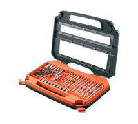 E_0002_S7166775 Black & Decker Set di punte per trapano e punte per trapano Blac