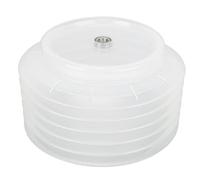 Punta per trapano Coppa di polvere silicone Flexible trasparente Rimovibile Polvere di perforazione per la protezione della polvere di apertura dei fori per gli operai edili