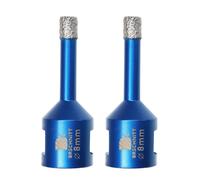 Punta per Trapano Diamantata 8mm- BRSCHNITT Vacuum Brasato Foretto Diamantato co