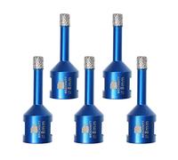 Punta per Trapano Diamantata 8mm- BRSCHNITT Vacuum Brasato Foretto Diamantato con Filettatura M14 per Porcellana Piastrella Granito Marmo Taglio a Secco（5 pezzi）.