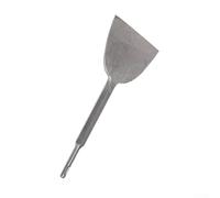 Punta per trapano in vinile a gambo rotondo, piatta, per demolizione e calcestruzzo, in acciaio forgiato trattato a scalpello, per martello, pavimenti, piastrelle ghiaccio (120 mm)