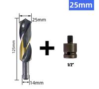 Punta per trapano punta per trapano 14 mm 16 mm 18 mm 20 mm 22 mm 25 mm set 2 pe