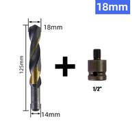 Punta per trapano punta per trapano 14 mm 16 mm 18 mm 20 mm 22 mm 25 mm set 2 pe