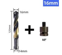 Punta per trapano punta per trapano 14 mm 16 mm 18 mm 20 mm 22 mm 25 mm set 2 pe