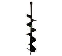 Punta per trivella 200 mm Mototrivella A Scoppio Attacco 20mm Piantapali 85 cm