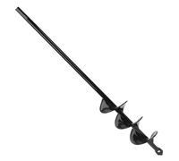Punta per Trivella a Spirale da Giardino, Coltivatore del Suolo Punta da Trapano, Trapano a Mano Attrezzo da Giardinaggio per Fiore Piantare Alberi Arbusti Coltivare (Dia:4,6cm, L:37cm)