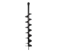 Punta per trivella mototrivella a scoppio Ø 10cm lunghezza 80cm in acciaio