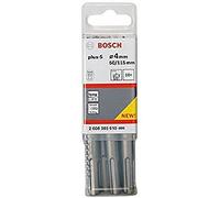 Punta perforatrice Acciaio 4 mm Bosch SDS-plus-5 2608585610 Lunghezza totale 110 mm SDS-Plus 10 pz.