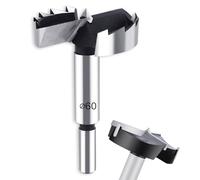 Punta Professionale Forstner, Punte Forstner 60 mm, Punta per Legno Multidente in Acciaio ad Alto Tenore di Carbonio, Punta Forstner in Acciaio al Tungsteno per Legno