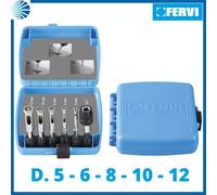 Punta punte fresa frese tazza diamantata diamantate gres piastrelle kit