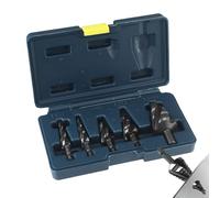 Punta Scalino Set Di - high-performance functional versatile Frese Gradini Per Metallo, Acciaio Rapido Foratura, Multipurpose Everyday Utility | Multipurpose Outdoor Indoor Utility