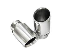 Punta Scarico Auto 1 Pz. Terminale Di Scarico Universale In Acciaio Inossidabile 304 Per Auto Terminale Di Obliquo Punte Di Ingresso Da 63 Mm(ID51MMOD101MM)