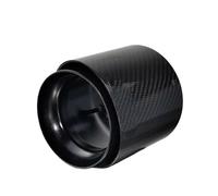 Punta Scarico Auto Per 2021 2022 Per Mini Per Copper F60 Per JCW Per Countryman Modello 1 Pezzo In Fibra Di Carbonio Nera 95mm Terminali Di Scarico Coda Marmitta Auto(Black)