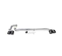 Punta Scarico Auto Per BMW Per X3 Per X4 Per F25 Per F26 2012-2017 Terminale Scarico Marmitta Quattro Uscite Acciaio Inossidabile Con Punta Fibra Carbonio Terminale Scarico(B Black)