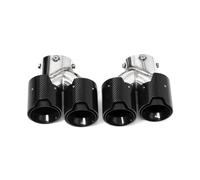 Punta Scarico Auto Per G42 M240i 2021+ Quad Car Terminale Di Scarico Marmitta Terminale Di Scarico Sistema Di Scarico(Carbon Fiber A)