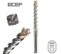 PUNTA SDS-PLUS ECEF 4TG TIGER 2.0 4 TAGLIENTI PER CEMENTO ARMATO E MURATURA