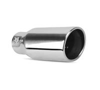 Punta Silenziatore Di Scarico Per Auto Universale Da 38-51 Mm Tubo In Acciaio Inossidabile Fodera Per Gola Posteriore Per Auto Terminale Di Coda